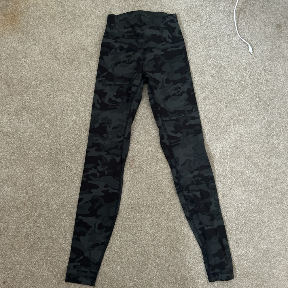 Lululemon Athletica Dark Camouflage Leggings